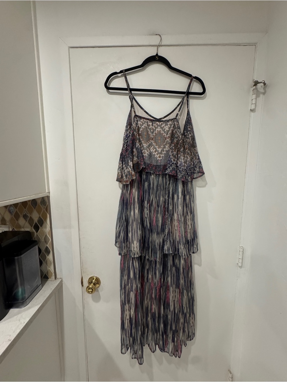 EUC Meadow Rue by Anthropologie Josie Tiered Maxi Dress — Size 2 - Picture 10 of 11